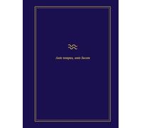 Aquarius Journal - A Premium Hardcover Astrology Notebook for Vision, Originality and Self Expression