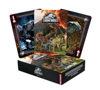 AQUARIUS Jurassic World - Carte da gioco con licenza ufficiale Jurassic World, merchandising e oggetti da collezione
