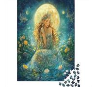 Aquarius Luna piena Puzzle 1000Pcs Ninfee Decorazione Per La Casa. Rilassamento E Intelligence Per Adulti E Bambini Da 14 Anni 38x26cm/1000pcs
