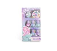 AQUARIUS MARTINELIA LET'S BE MERMAIDS NAILS PERFECT Set di smalti per bambini, design a sirena, colori colorati, adatti ai bambini e non tossici, ideale come regalo per ragazze