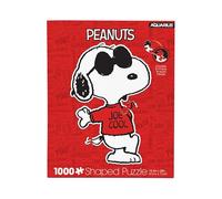 AQUARIUS Peanuts Joe Puzzle a forma di fresco, 1000 pezzi, senza abbagliamento, misura di precisione, praticamente senza polvere di puzzle, con licenza ufficiale Peanuts Joe Cool Collectibles 40