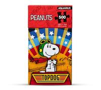 AQUARIUS Peanuts Snoopy Flying Ace Topdog, puzzle da 500 pezzi | Puzzle con licenza ufficiale Peanuts Snoopy Flying Ace, 500 pezzi tagliati di precisione - regalo nostalgico per fan e adulti