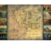 AQUARIUS Puzzle Il Signore degli Anelli: Mappa della Terra di Mezzo 1000 pezzi