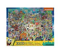 Aquarius Spongebob Jigsaw Bikini Bottom 3000 Pieces Puzzle Multicolor