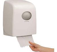 Aquarius Slimroll Dispenser Asciugamani Carta 6953, Per Asciugamani monouso | Dispenser asciugamani monouso Slimroll, montaggio a parete, bianco, per asciugamani di carta in rotolo