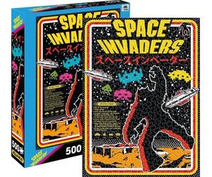 Aquarius Space Invaders Puzzle In Scatola 500 Pezzi 480mm x 350mm