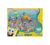 AQUARIUS SpongeBob SquarePants - Puzzle da 1000 pezzi per il 25° anniversario (puzzle da 1000 pezzi) con licenza ufficiale SpongeBob Merchandise & Collectibles -55,9 x 71,1 cm - Esclusiva Amazon