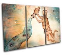 Aquarius Starsign Zodiac Astrology Horoscope Canvas Artwork Picture Print Wall