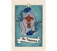 Aquarius - The Visionary: A Zodiac Tarot-Inspired Lined Notebook | Astrology Aesthetic Journal | 200 Pages | 6x9 Size
