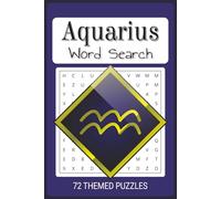 Aquarius Themed Word Search Book: Easy to ready Word find