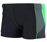 Aquarti Costume da bagno corto da uomo | con profili a contrasto