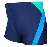 Aquarti Costume Piscina Bambino - Costume Nuoto Bambino con Motivo, Aderente e Asciugatura Rapida, 020 Blu Scuro/Blu/Verde, 134