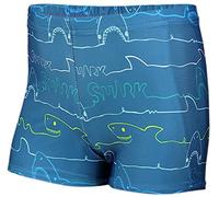 Aquarti Costume Piscina Bambino, Squali/Jeans, 128