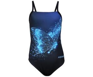 Aquarti Costume Piscina, Farfalla Blu/Nero, 128