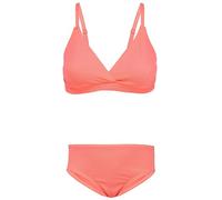 Aquarti Girls Costume da Bagno Bustier Bikini Set Bambine e Ragazze Due Pezzi, 039 Jacquard a Pois Arancione, 170