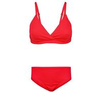 Aquarti Girls Costume da Bagno Bustier Bikini Set Bambine e Ragazze Due Pezzi, 039 Jacquard a Pois Rosso, 152
