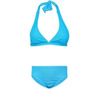 Aquarti Girls Costume da Bagno Bustier Bikini Set Bambine e Ragazze Due Pezzi, da Annodare - Jacquard a Pois Turchese, 158