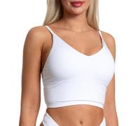 Aquarti Top Bikini Donna - Comodo, Alta qualità, Resistente all'Acqua, Bianco, 42