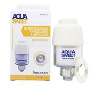 Aquasan Aquasweet Filtro Anticloro Doccia Purificatore Regola il Ph Rimuove Cloro Irritante Metalli Pesanti Filtro D’Acqua Sostituibile Adatto A Qualsiasi Rubinetto Flessibile e Soffione Della Doccia