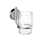 Aquasanit - Bicchiere Porta spazzolini Serie Wire - Fissaggio ad incollo o con Viti
