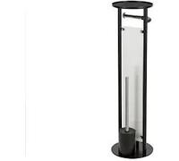 Aquasanit Clever Piantana Wc Multifunzionale Nera Con Inserti Cromo Codice Prod: A113002nr