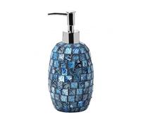 Aquasanit - Dispenser serie crystal in vetro mosaico blu - QF9120BL