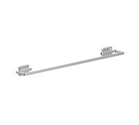 Aquasanit - Porta salviette Serie cubo a Muro 60 cm - Fissaggio ad incollo o con Viti