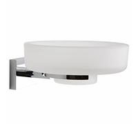Aquasanit - Smart - Porta Sapone Satinato con Base cromata