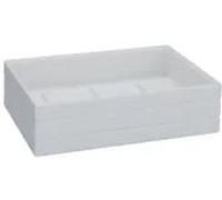 Aquasanit Style Porta Sapone Da Appoggio In Abs Soft Touch Bianco Codice Prod: A103110imp000