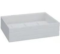 Aquasanit Style Portasapone Rettangolare Abs Bianco Soft Touch Codice Prod: A103110imp000