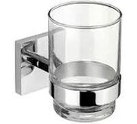 Aquasanit Xeno Porta Bicchiere Vetro Trasparente Cromato Codice Prod: A204100cr