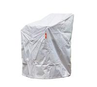 Aquashield Stapelstuhlhülle 67x67xH80/110 CM Grigio Chiaro 100% Poliestere Telo