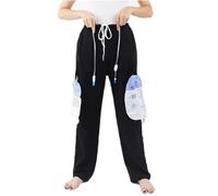 AQUASHIELDING Pantaloni per catetere, Pantaloni Porta sacche per urina con Doppie Tasche con Cerniera, Biancheria Intima di Supporto per catetere per nefrostomia,M