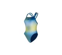 Aquasphere essential open back swimsuit blue