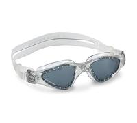 Aquasphere Kayenne Occhialini da Nuoto Unisex Adulto, Trasparenti & Argento/Lenti Scure, Taglia unica