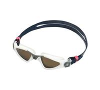 Aqua Sphere Kayenne Small Polarized Bianco/Blu - Maschera da nuoto
