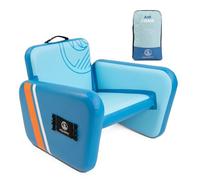 AQUASTIC Poltrona Gonfiabile Realizzato con Tecnologia Drop-Stitch, Dimensioni 76 x 71 cm Poltrona da Acqua con Tasca Laterale, Set con Borsa Materiali durevoli, Perfetto per Piscina, Lago e Mare