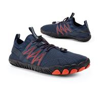 AQUASTIC Scarpe da Scoglio Broome con Lacci per Uomo Taglia 41 EU con Suola in Gomma Antiscivolo Soletta Morbida in Schiuma Eva Scarpe da Nuoto e Snorkeling Ideali per Spiaggia e Piscina