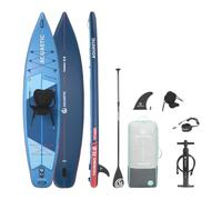 AQUASTIC Tavola gonfiabile da 350 cm, con sedile per kayak, pagaia, pompa e zaino