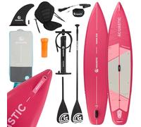 AQUASTIC Touring 11'6″ Inflatable SUP Board | Drop Stitch Lite + struttura a strato singolo | 350 × 79 × 15 cm | spostamento 330 l | Carico massimo 130 kg | Anelli a D per sedile kayak