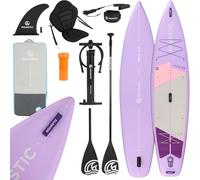 AQUASTIC Touring 11'6″ Inflatable SUP Board | Drop Stitch Lite + struttura a strato singolo | 350 × 79 × 15 cm | spostamento 330 l | Carico massimo 130 kg | Anelli a D per sedile kayak