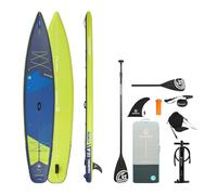 AQUASTIC Touring - Tavola gonfiabile da 12'6", profilo Touring | Drop Stitch Lite + rigidità e leggerezza | 2600 g/m² PVC monostrato | 381 × 76 × 15 cm | cilindrata 355 l | capacità di carico 165 kg