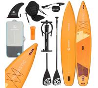 AQUASTIC Touring - Tavola gonfiabile da 12'6", profilo Touring | Drop Stitch Lite + rigidità e leggerezza | 2600 g/m² PVC monostrato | 381 × 76 × 15 cm | cilindrata 355 l | capacità di carico 165 kg