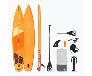 AQUASTIC Touring - Tavola gonfiabile da 12'6", profilo Touring | Drop Stitch Lite + rigidità e leggerezza | 2600 g/m² PVC monostrato | 381 × 76 × 15 cm | cilindrata 355 l | capacità di carico 165 kg