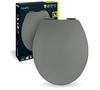 aquaSu 40396 2 Sedile WC con abbassamento Automatico, Grigio, Universal