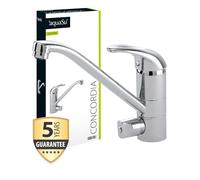 AquaSu Concordia Miscelatore monocomando per lavello con doccetta estraibile a bassa pressione, 1 pezzi, cromato, 77200 6