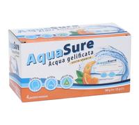 AquaSure Acqua Gelificata per il trattamento dietetico di soggetti affetti da disfagia e problemi della deglutizione 4x125 g