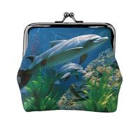 Aquatic Biologicals - Portamonete da donna, in pelle PU, con chiusura a bacio, stile vintage, Biologici acquatici, Taglia unica, Vintage