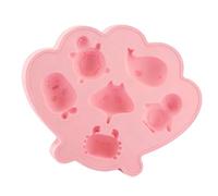 Aquatic Creature Tray - Vassoio a 6 scomparti, facile da sformare per preparare bevande, cioccolato, congelatore riciclabile