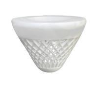 Aquatic Flora Pod - Buoyant Garden Support, Ecosystem Rest Stand, Angled Glass Suspension Device | Micros Habitat Green Display, for Desktop Setup, Transparent Decorative Water Flora Suspension